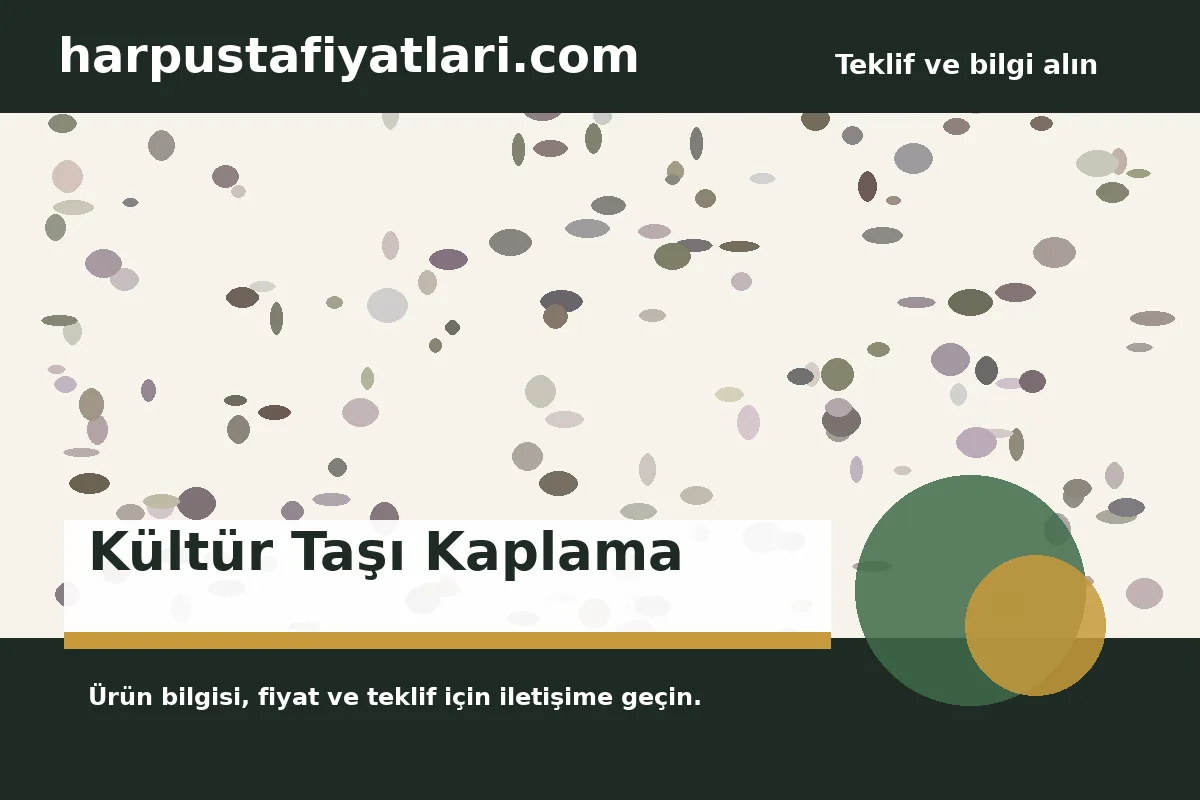 Kültür Taşı Kaplama - Harpuşta Fiyatları