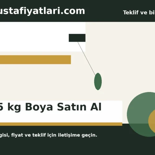 17.5 kg Boya Satın Al - Harpuşta Fiyatları