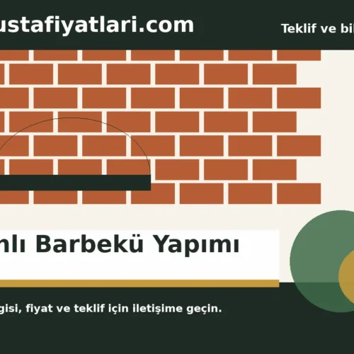 Fırınlı Barbekü Yapımı - Harpuşta Fiyatları