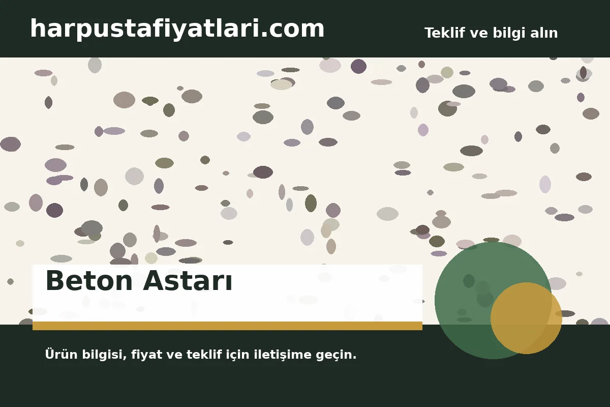 Beton Astarı ürün banner