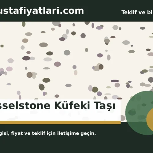 Musselstone Küfeki Taşı - Harpuşta Fiyatları