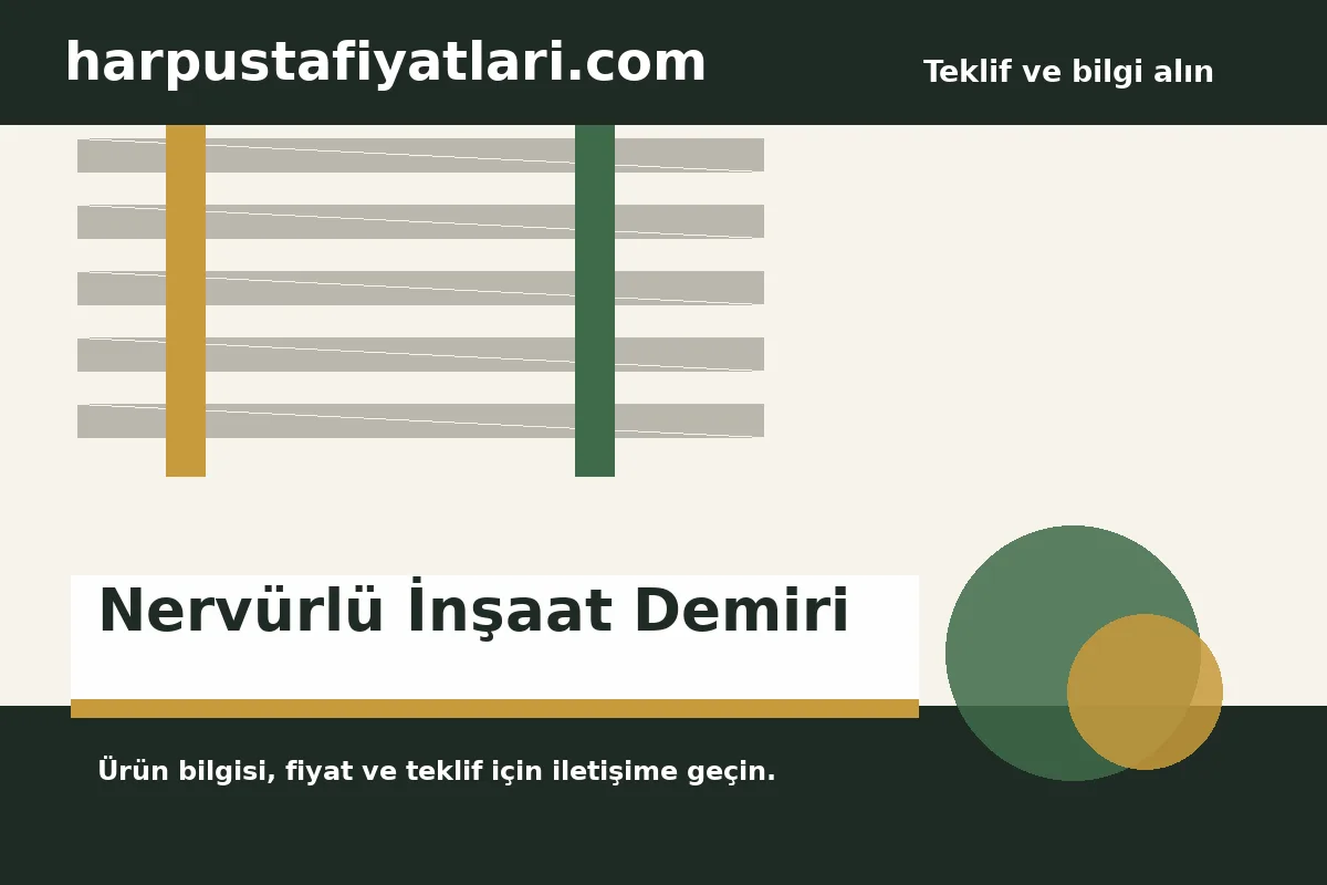 Nervürlü İnşaat Demiri ürün banner