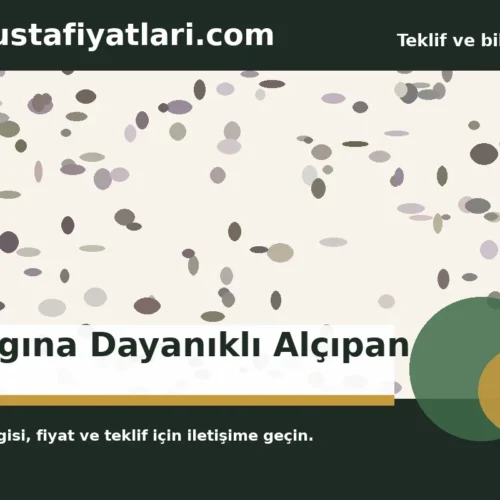 Yangına Dayanıklı Alçıpan - Harpuşta Fiyatları