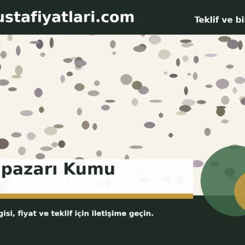 Adapazarı Kumu - Harpuşta Fiyatları