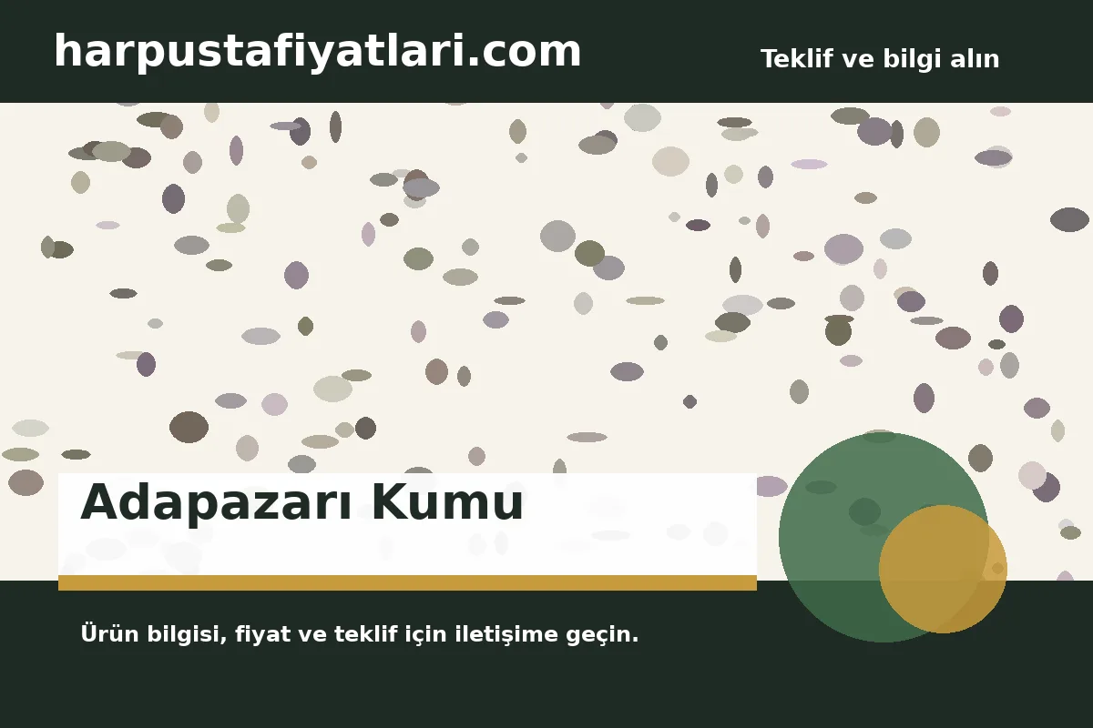 Adapazarı Kumu ürün banner