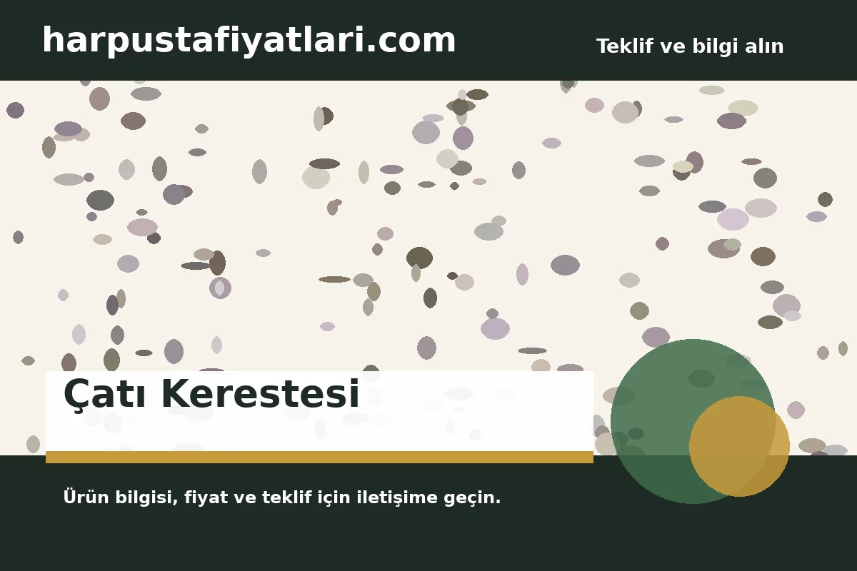 Çatı Kerestesi ürün banner