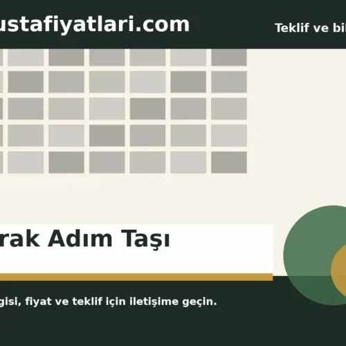 Yaprak Adım Taşı - Harpuşta Fiyatları