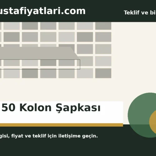 50×50 Kolon Şapkası - Harpuşta Fiyatları