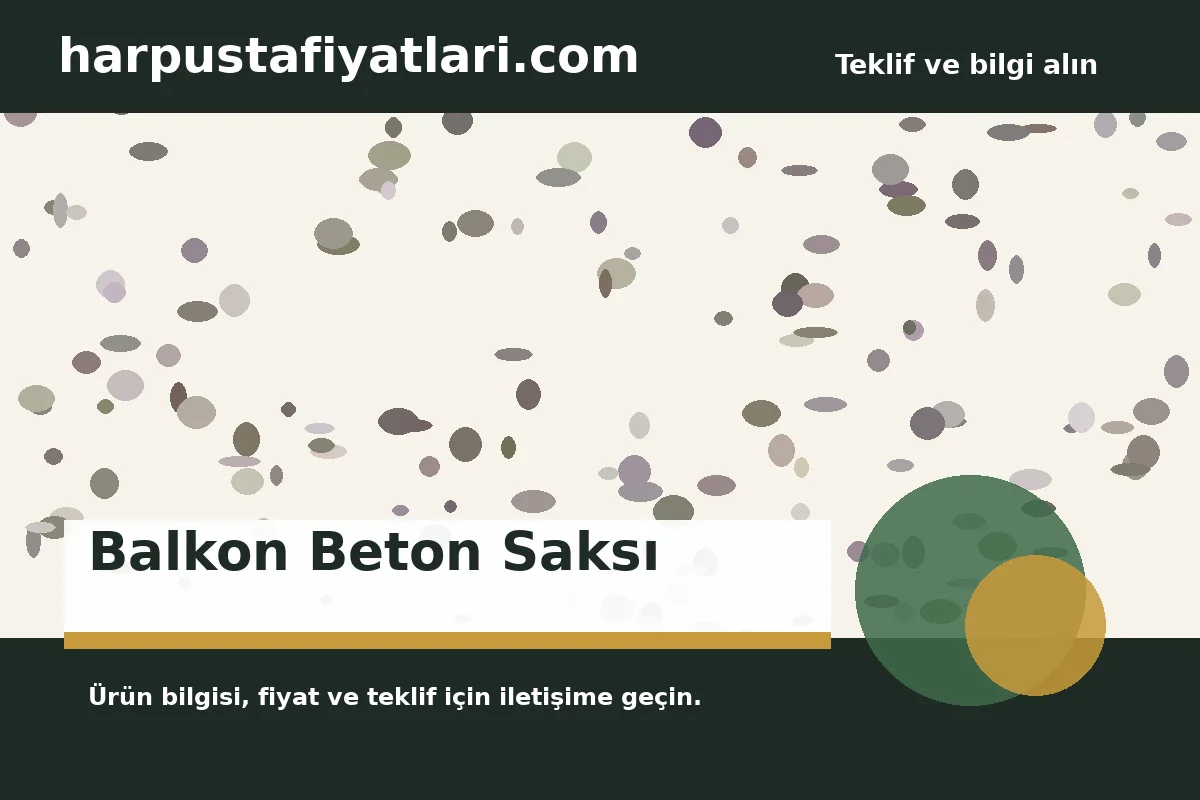Balkon Beton Saksı ürün banner