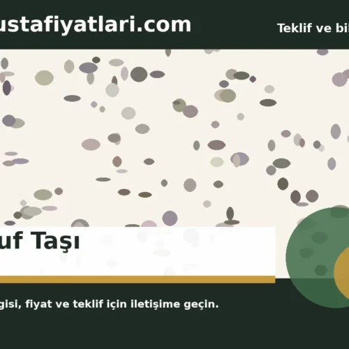 Cüruf Taşı - Harpuşta Fiyatları