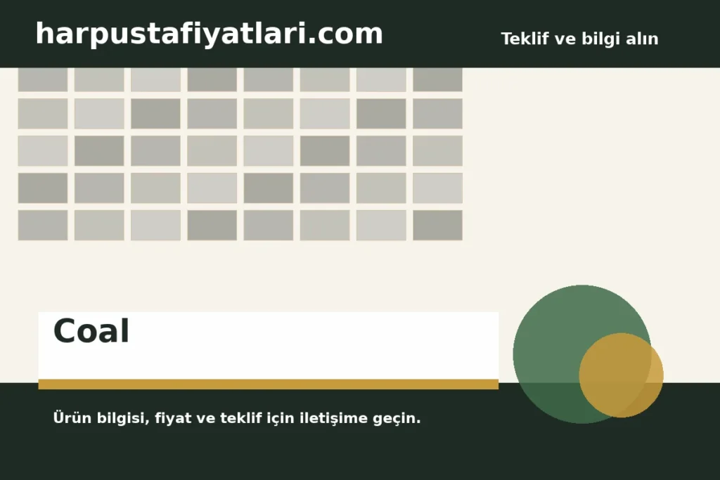 Coal ürün banner
