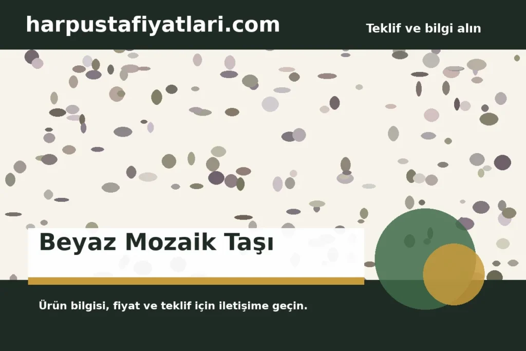 Beyaz Mozaik Taşı ürün banner