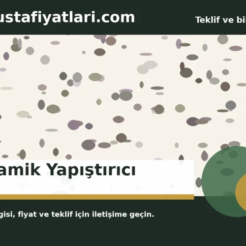 Seramik Yapıştırıcı - Harpuşta Fiyatları