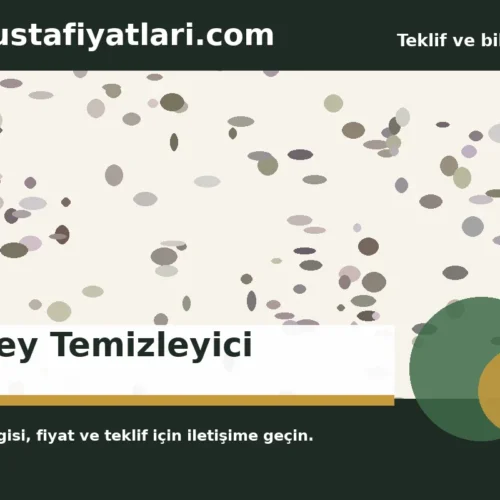 Yüzey Temizleyici - Harpuşta Fiyatları