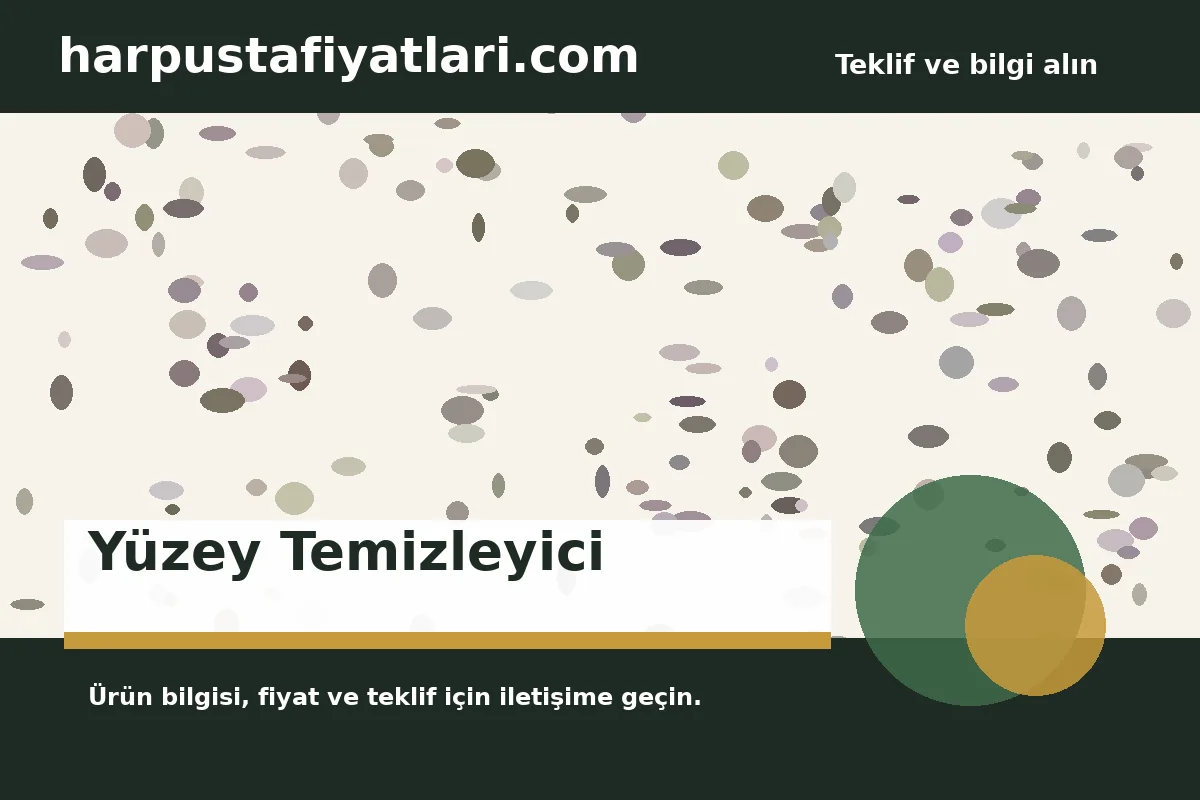 Yüzey Temizleyici ürün banner