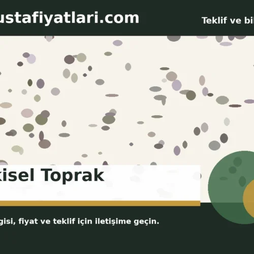 Bitkisel Toprak - Harpuşta Fiyatları