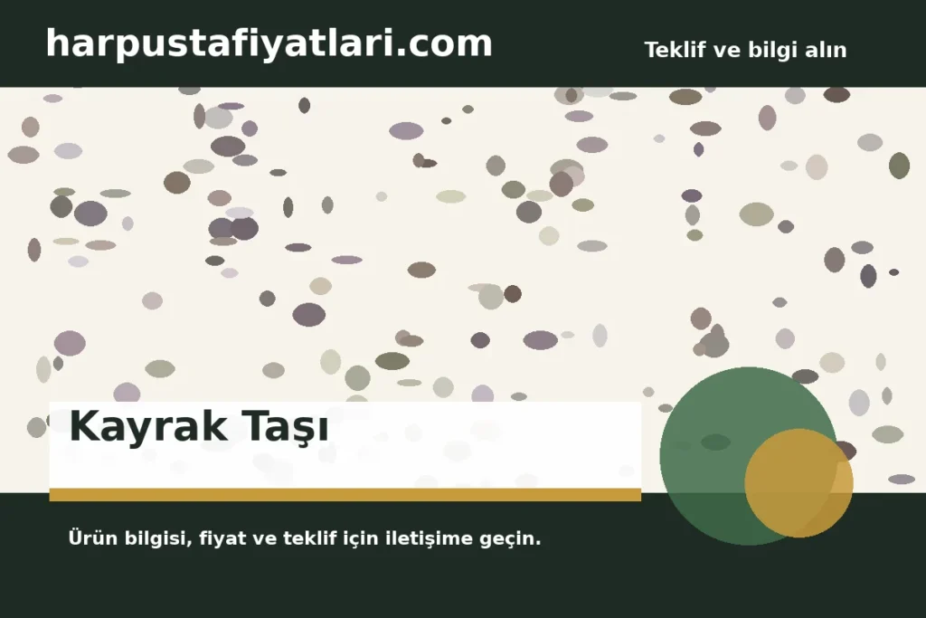 Kayrak Taşı ürün banner