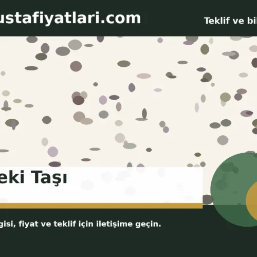 Küfeki Taşı - Harpuşta Fiyatları