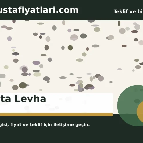 Sunta Levha - Harpuşta Fiyatları