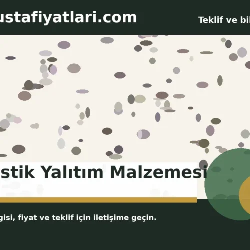 Akustik Yalıtım Malzemesi - Harpuşta Fiyatları