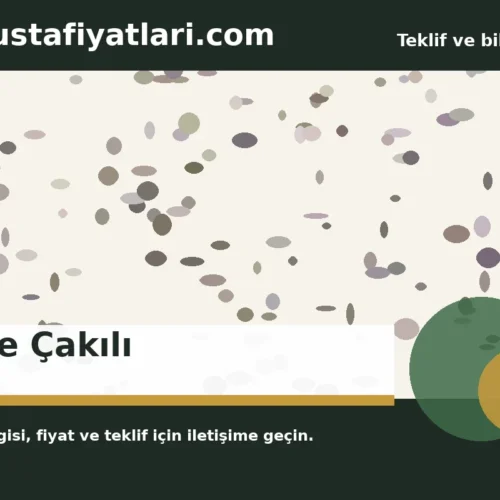 Dere Çakılı - Harpuşta Fiyatları