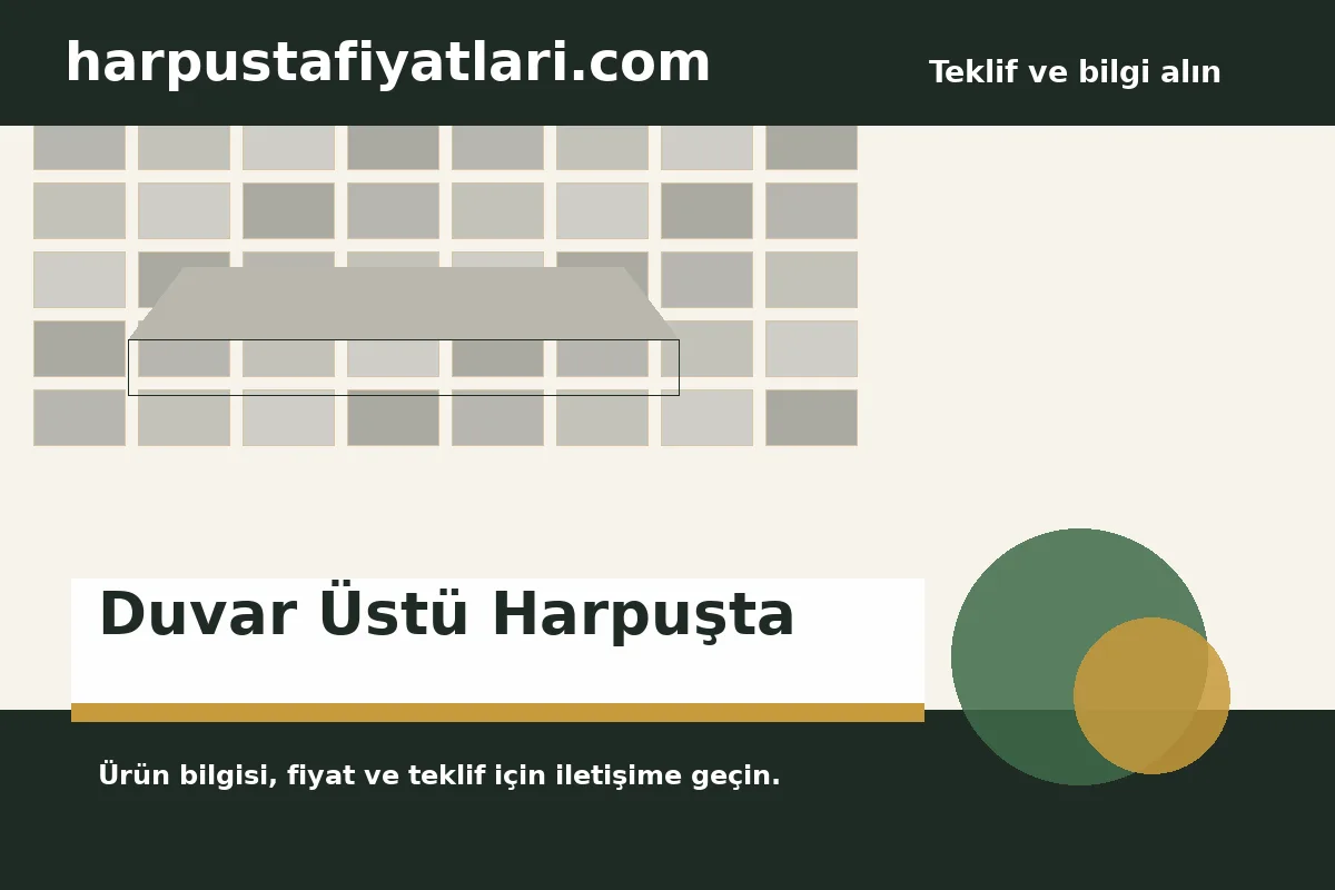 Duvar Üstü Harpuşta ürün banner