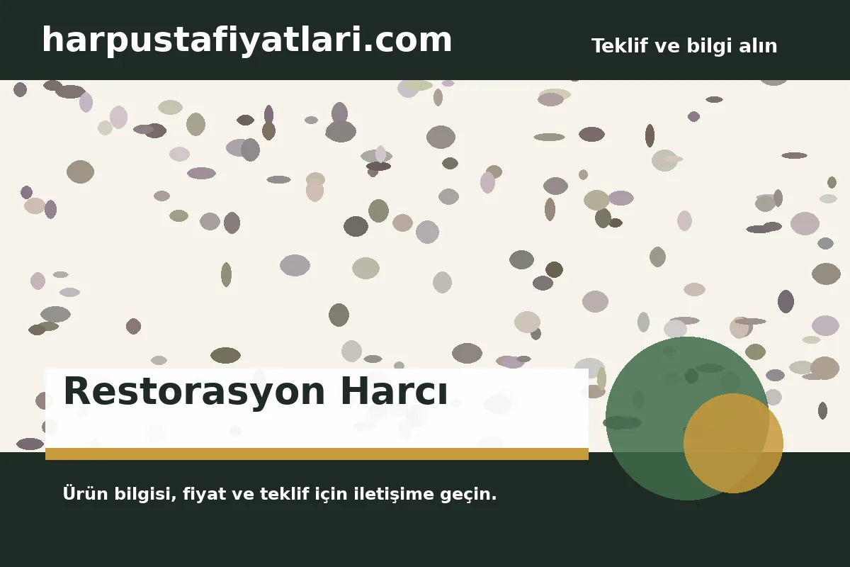 Restorasyon Harcı ürün banner