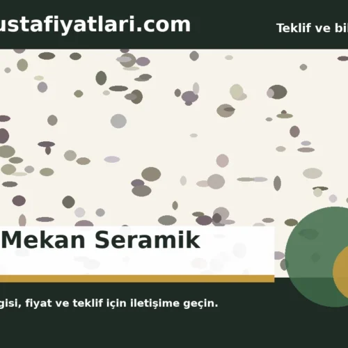 Dış Mekan Seramik - Harpuşta Fiyatları