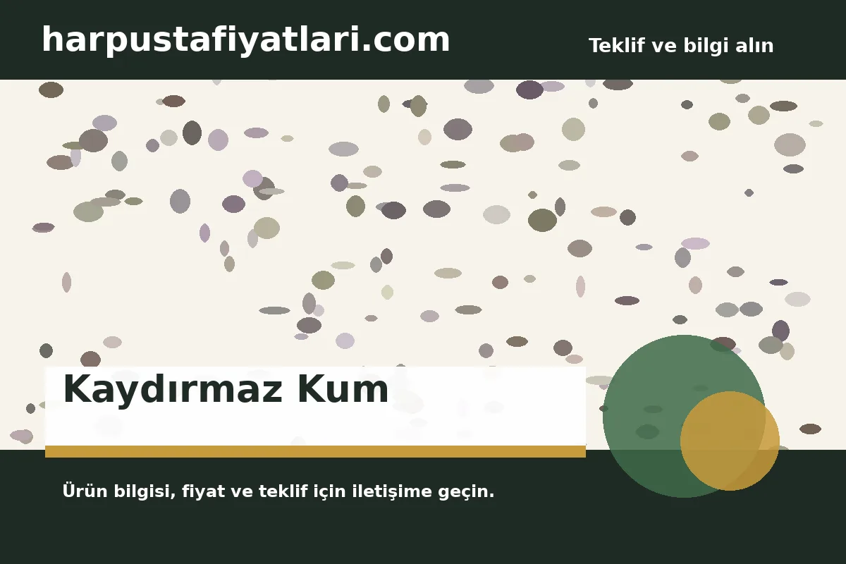 Kaydırmaz Kum ürün banner