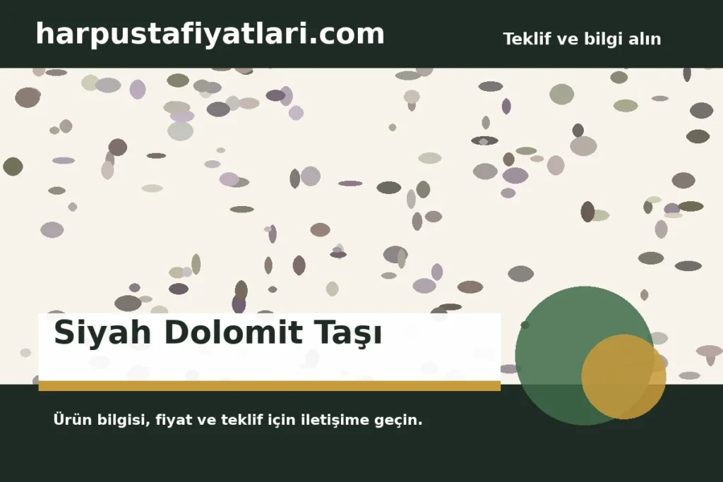 Siyah Dolomit Taşı ürün banner
