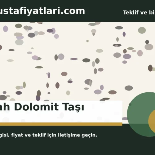 Siyah Dolomit Taşı - Harpuşta Fiyatları
