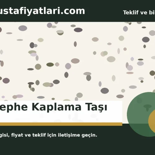 İç Cephe Kaplama Taşı - Harpuşta Fiyatları