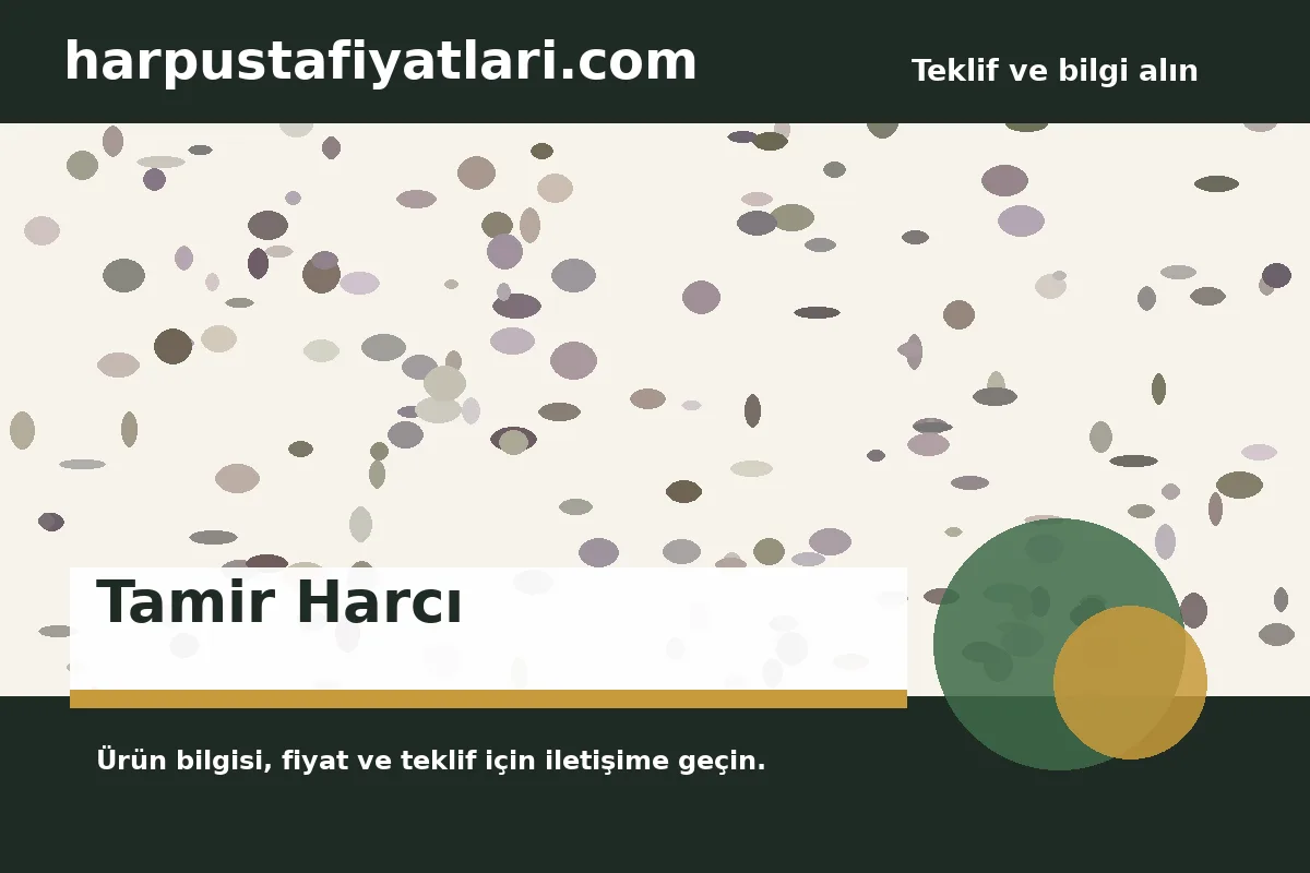 Tamir Harcı ürün banner
