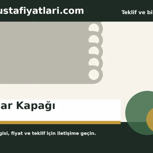 Rögar Kapağı - Harpuşta Fiyatları