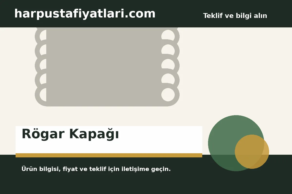 Rögar Kapağı ürün banner