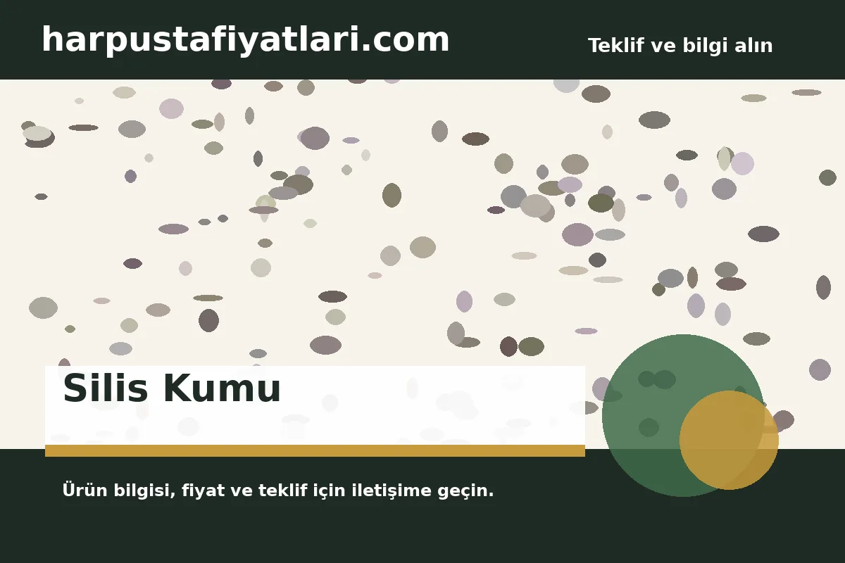 Silis Kumu ürün banner