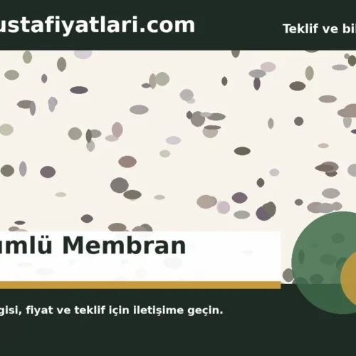 Bitümlü Membran - Harpuşta Fiyatları