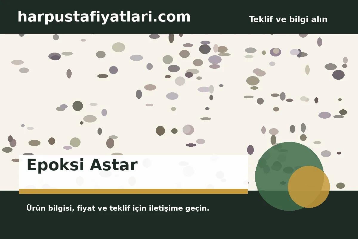 Epoksi Astar ürün banner