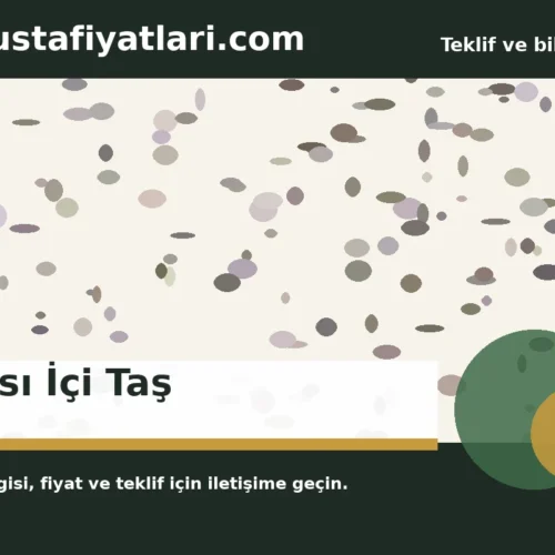 Saksı İçi Taş - Harpuşta Fiyatları