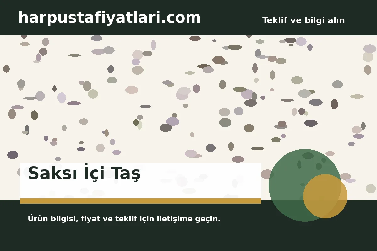 Saksı İçi Taş ürün banner