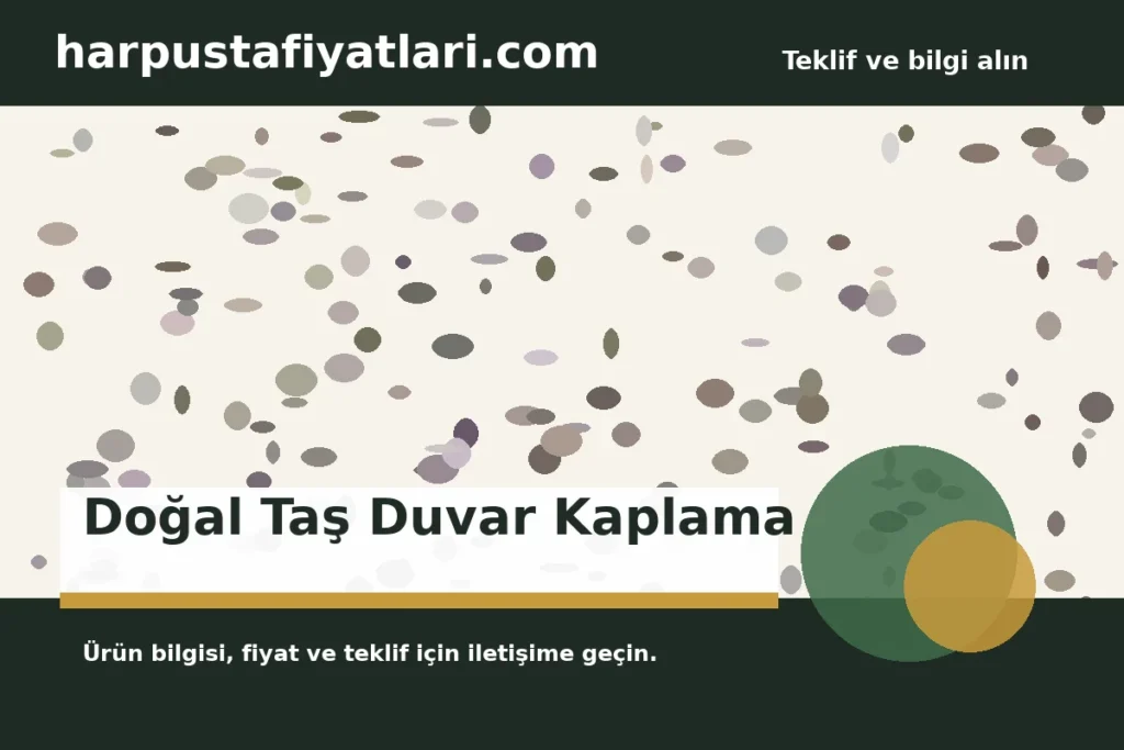 Doğal Taş Duvar Kaplama ürün banner