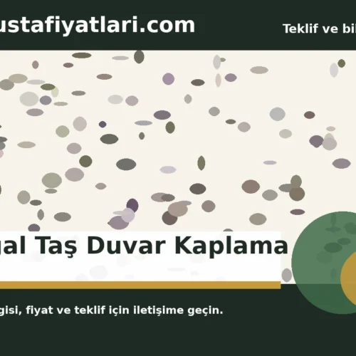 Doğal Taş Duvar Kaplama - Harpuşta Fiyatları