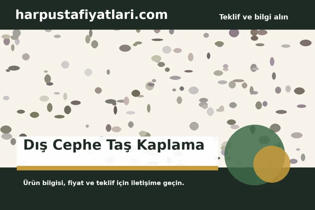 Dış Cephe Taş Kaplama ürün banner