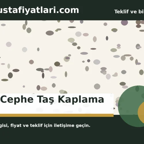 Dış Cephe Taş Kaplama - Harpuşta Fiyatları