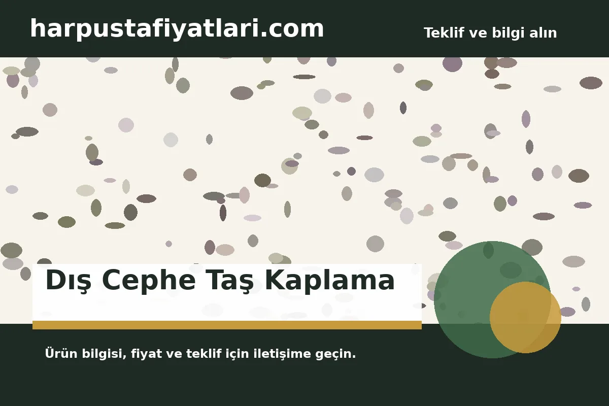Dış Cephe Taş Kaplama - Harpuşta Fiyatları