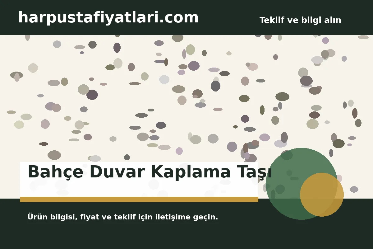 Bahçe Duvar Kaplama Taşı ürün banner