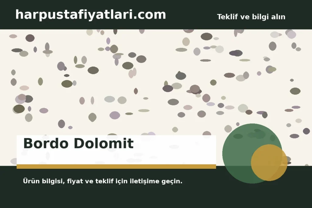 Bordo Dolomit ürün banner