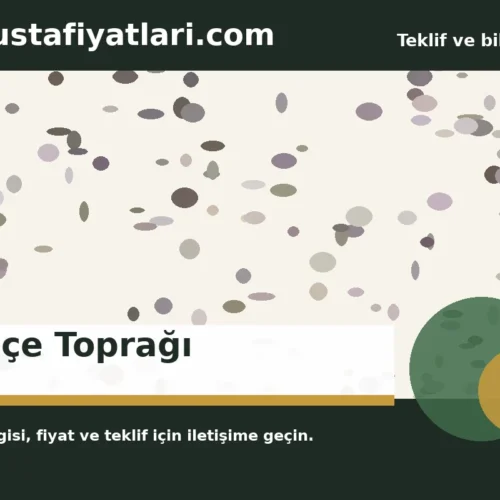 Bahçe Toprağı - Harpuşta Fiyatları