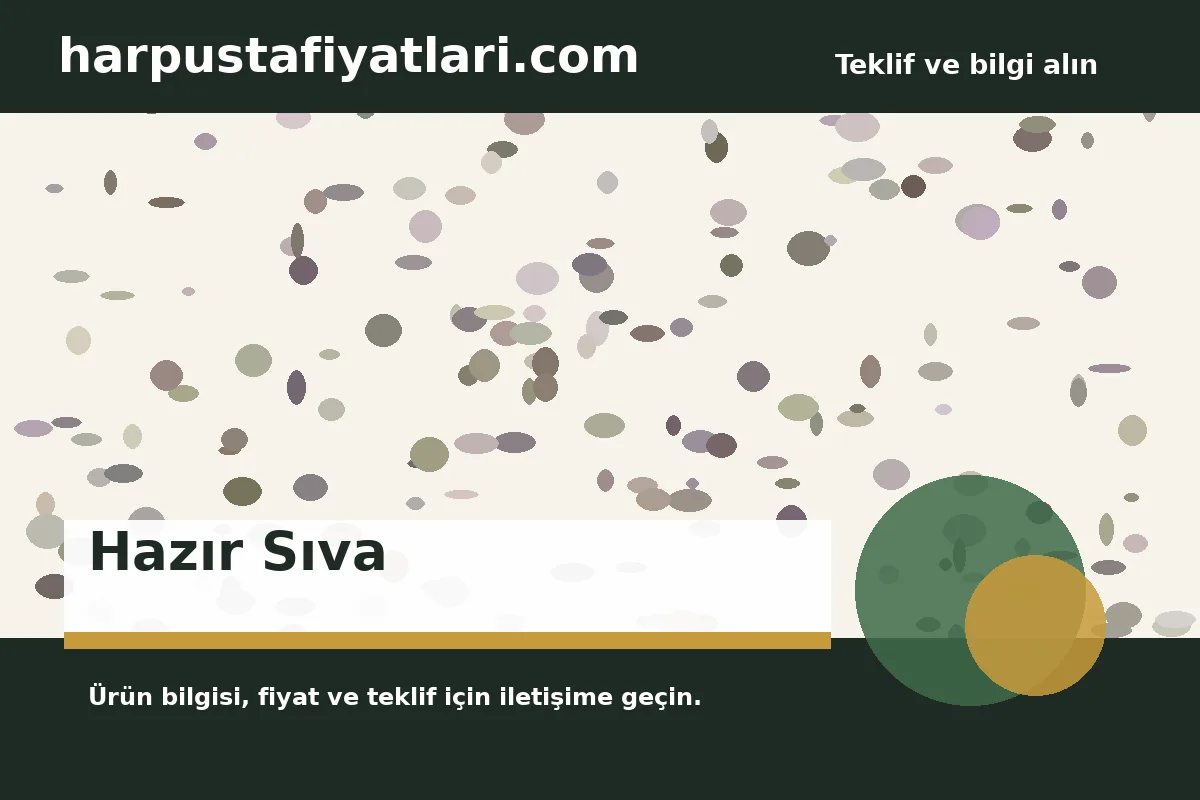 Hazır Sıva ürün banner