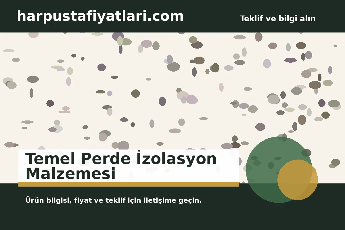 Temel Perde İzolasyon Malzemesi ürün banner